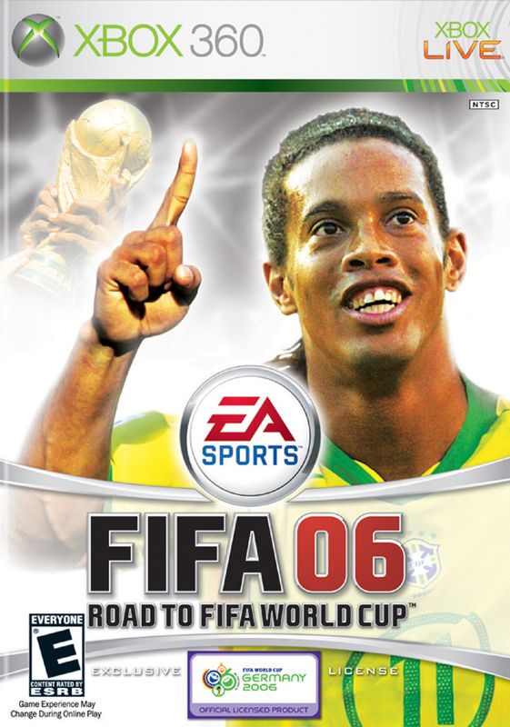 FIFA 06: Road to FIFA World Cup box art for Xbox 360